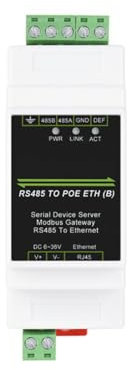 Limtula Industrieller RS485 auf RJ45 Ethernet-Server, unterstützt Ethernet-Netzteil, elektrische Isolierung, TCPIP zu serieller Fernbedienung und Verwaltung