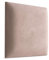 Muralo - Samt Wandkissen Stoff Polster-Paneel für Schlafzimmer Wohnzimmer Bett Wandpolster Bettkopfteil Lendekissen Modern Luxus Gepolstert Magic Velvet (Puderrosa, 50 cm x 50 cm)