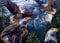 Eagle Puzzles Bird Puzzle 1000 Piece for Adults, Soaring Animal Puzzles 1000 Pieces Jungle Jigsaw Puzzle, Forest Puzzle as Decor