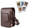 HIYQIN Mini LiPlay Tasche und Magnetische Bilderrahmen, Schutzhülle Kompatibel mit Fujifilm Instax LiPlay, für Instax Liplay Abdeckung mit Kühlschrank-Bilderrahmen - Ahorn Braun