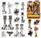 PH PandaHall Halloween Socken Transparente Stempel Fledermaus Transparent Stempel Halloween Dressup Klar Stempel Für Kartengestaltung DIY Scrapbooking Stempel Album Basteln