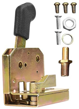 Sirseon Türschloss für Traktor, Griffschloss-Set für Gabelstapler - Robuster Türriegel,Sicherheits-Türgriffe, Metall-Traktor-Türschloss, Türbeschläge mit Schrauben, Türverriegelung für schwere Geräte