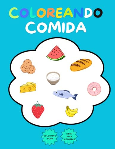 Coloreando comida y utensilios de cocina