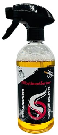 1 Liter ProNuri Nikotinentferner Spezialreiniger, 1000ml Sprühflasche, Rauch- und Rußentferner