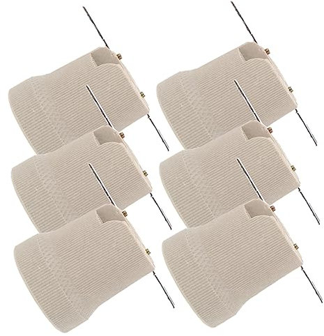 BATHVEVE 6 Stück Keramik Lampenfassung E27 Gewindebasis Hitzebeständig Mit Befestigungsbügel Für Pendelleuchten Badezimmer Küche Zuhause