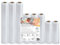 YISH Rouleau Sous Vide Alimentaire 8 Packs：28/20/15/x300 cm Sac Sous Vide Alimentaire 170µm, Film Sous Vide Alimentaire Gaufré pour L'appareil de Mise Sous Vide