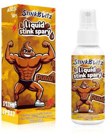 Furzspray Extrastarkes, Flüssiger Furzspray, Stinkspray für Lustige Streichparty, Spray Prank for Adults, Flüssiger Stinkspray Extra Starke, 30ML