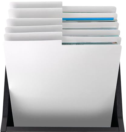 Glorious Vinyl LP Divider Set White (6 Pieces) - Record Separator 12 Inches