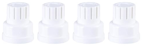 4 Stück Fußbodenheizung, Wasserverteiler, Handradschalter, Heizkörperventile, Kappen, Ersatzventile, Abdeckungen für Bodenheizung, Wasserverteiler, Handradschalter