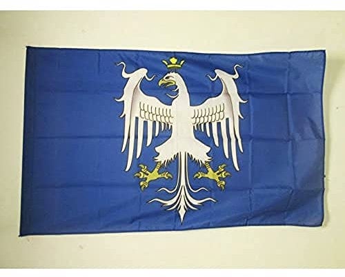 AZ FLAG - Drapeau Duché de Modène avant 1830-150x90 cm - Drapeau Italien Ancien - Italie 100% Polyester Avec Fourreau et cordelette - Pavillon 110 g