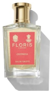 Floris London Chypress EDT, 50 ml | Angereichert mit Bergamotte, Patschuli und Orangenblüten, perfekt für Tag und Abend, luxuriöser charakteristischer Duft