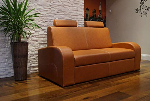 Quattro Meble Echtleder 2,5 Sitzer Sofa Antalya II Extra 2z Breite 180cm Ledersofa Echt Leder Couch große Farbauswahl !!!