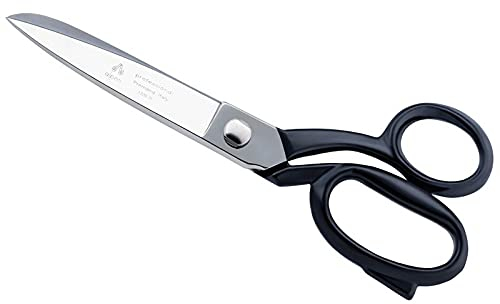 Alpen Schneiderschere, vernickelt, Halm und Auge lackiert, asymmetrische Form, 18.5 cm