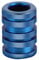 Titanium Knife Lanyard Bead, Paracord Bead Outdoor Pendant (Large) (Blue), Paracord Accessories for Hiking, Camping