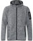 CMP - Giacca in Knit-Tech da uomo con cappuccio fisso, Ice-Titanio-Nero, 56