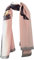 PB Pietro Baldini Eleganter Damen Schas Pashmina Schal mit Reiter Design für Freizeit Abendkleid Hochzeit Arbeit -90 x 180 - rosa