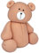 SugArt Teddy Bear Brown Cake Topper Party Decoration Fondant Fabulous Edible Icing Great for Kids Boy Girl Easy To Use Icing Professional
