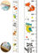 Kinder Höhe Maßnahme,Höhe Diagramm Größe Messlatte Tragbare Wandaufkleber,Messlatten für Baby- & Kleinkinderzimmer,Kinder Wachstumstabelle,für Schlafzimmer Kinderzimmer-Wanddekorationen(200cm *20cm)