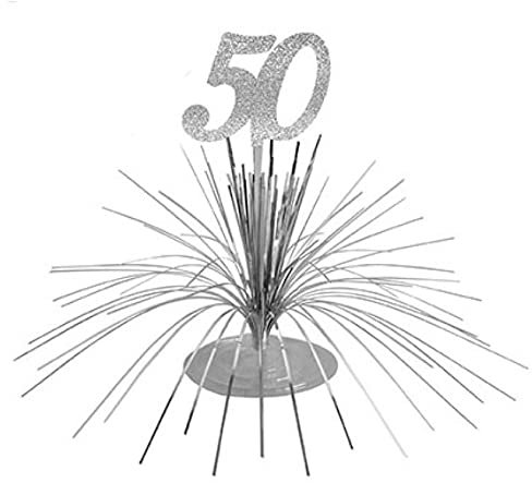 Maelsa® - Centre de table  50 ANS  Anniversaire décoration de table festif à l'age évennement (50 ANS)