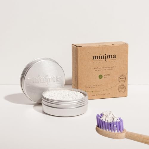 Mínima Organics - Dentrifisches Minzpulver - Dose 30 g
