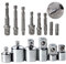Dilightnews 6 Stück Steckschlüssel Nuss, 8 Stück Steckschlüssel Nuss Adapter, ratschen-steckschlüssel 8 in 1 für 1/4 auf 3/8-3/8 auf 1/4 Zoll,3/8 auf 1/2-1/2 auf 3/8Zoll,1/4 auf 1/2-1/2 auf 1/4 Zoll