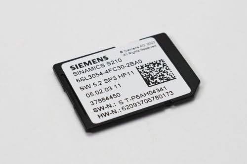 Siemens 6SL3054-4FC30-2BA0, scheda SD 512 MB