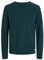 JACK & JONES Jjehill Knit Crew Neck Noos Pull en Tricot, Vert Bouteille, M Homme