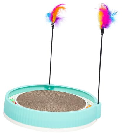 ABOOFAN Katzenkratzbrett Aus Wellpappe Katzenkratzbrett Für Innenkatzen Verschleißfestes Spielzeug