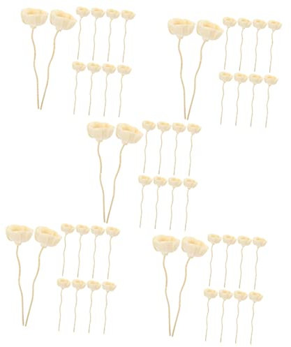 Amosfun 50stücke Diffuser Sticks Mit Blumen-Design Duftstäbchen Für Aromatherapie Dekoration Für Zuhause Und Büro Fördert Dichte Aromaabgabe