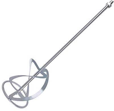 M14-140-600 Rührquirl für 2600 Watt Rührwerk (Farb-Mörtelrührer Betonrührer) - Größe: 600mm×140mm, Schnittstellentyp: M14, Silber, Accessoire