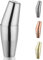 Gbuxska Boston Shaker Set, shaker Martini in acciaio inox da 567 g e 708,7 g, adatto per bar, scenari per preparare cocktail, argento