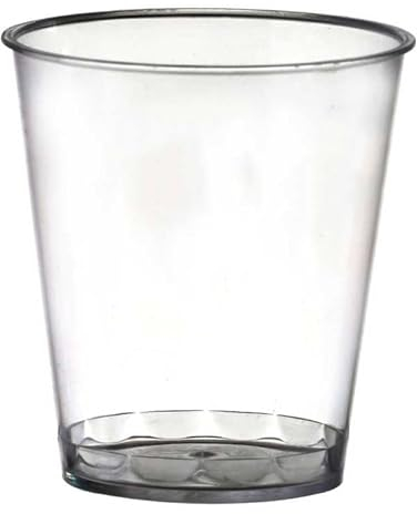 Table'Colors 1000 Verres Shooter 6cl - Transparent - Plastique Recyclable - Réutilisable - Solide - Marquage 2cl et 4cl - Idéal Pour Restaurant, Fête, Bar - Fabriqué en France