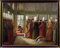 MHFFDYIV Bekannt Wand Kunst Bild Leinwanddruck Bilder Empfang des Osmanischen Reiches von Antoine De Favray Leinwand Wandbilder für Wanddekoration 60x90cm