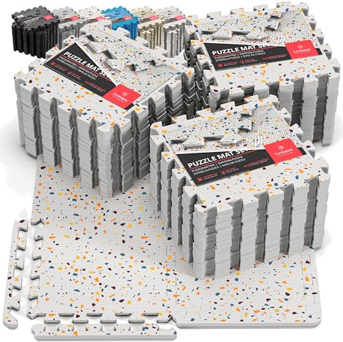 Schutzmatten Bodenschutzmatte Set Sportmatte Gymnastikmatte Puzzlematte: Sportgeräte Fitnessmatte Turnmatte Unterlegmatte Bodenmatte Sport Mat Trainingsmatte Gummimatte Yogamatte Fitness - 3er Set
