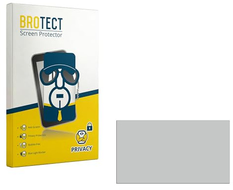 BROTECT Blickschutzfolie für Displays 11.6 (29.5 cm) [256x144 mm, 16:9] | Anti-Spy Displayschutz Made in Germany Kassensysteme Privacy Screen Protector Sichtschutz Blaulichtfilter Klare Folie