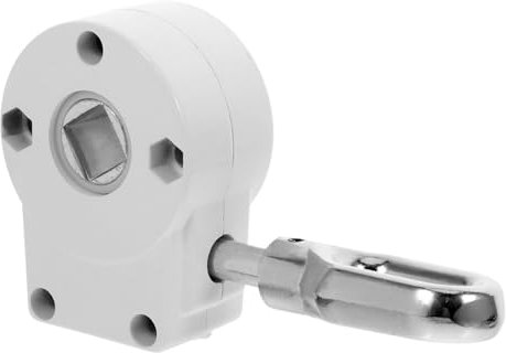 CAXUSD Markisenkurbelgetriebe Außen Robustes Sonnenschutzantriebsgetriebe Kompatibel Für Balkon Und Garten Kurbelmechanik Mit Zuverlässiger Verriegelung