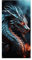 FZMVSQH Bedruckte Banner und Schilder mit Drachen, personalisiertes Banner für die Haustür, Banner, Hintergrund, individueller Wandteppich, Wanddekoration, Hintergrund, Poster, 178 x 80 cm