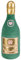 BargainsMania Pawsecco Bottle Plush Dog Toy - Valentine's Day Gift - Green