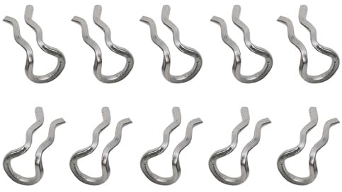 10 pezzi pinza freno bicicletta per XT SLX XTR, acciaio inossidabile 31 * 5.5 * 2.8 mm (titanio)
