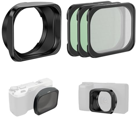 Freewell Lens Hood for Ricoh GRIV | Magnetic & Stackable CPL, UV, and Mist Filters with Tempered Glass Protection