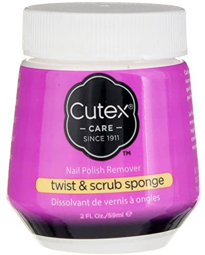 Cutex Twist & Scrub Remover Jar, 2 Oz