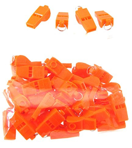 DIGITAL SPOT Fußball-Weltmeisterschaft Kunststoffpfeife Orange Schwarz Regenbogen Sport Gala Zubehör Orange One Size