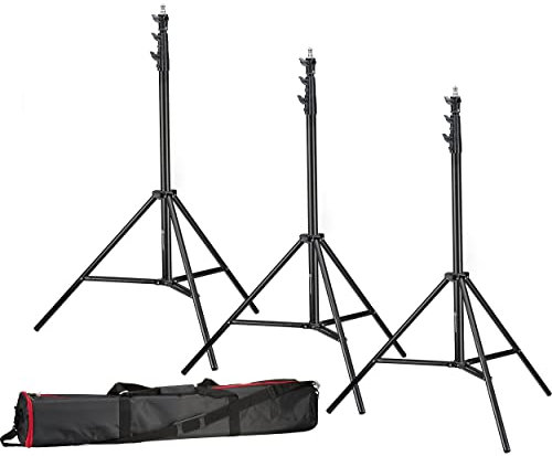BRESSER 3 trépieds BR-TP280 Pro-1 (280 cm) + Sac