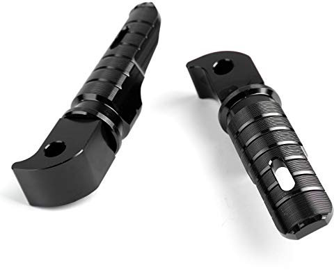 Artudatech Repose-pieds, Arrière Metal Pédale Moto Passager Repose Pied Footrest Footpeg pour YAMAHA XJR 1300 1200 Tracer 900 YZF R1 R3 R6 R25 MT10 MT09