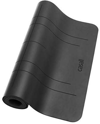 Casall Sportzubehör Yoga Matte Grip & Cushion Iii 5 mm hervorragender Halt und ausgewogene Dämpfung Yogamatte schwarz hinten