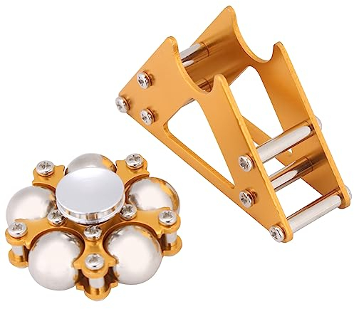 Lazmin Riesenrad-Kreisel-Spielzeug, Aluminiumrad-Kreisel mit Stativ-Schreibtisch-Druckentlastungs-Handspielzeug für Kinder Erwachsene
