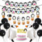 JOYMEMO Pinguin Party Supplies Alles Gute zum Geburtstag Banner Walking Pinguin Luftballons Cake Toppers für Geburtstagsfeier, Baby Shower Winter Polar Themed Geburtstagsparty Dekoration