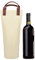 Kato Tirrinia Wine Cooler Picnic Bag, Single Bottle Wine Carrier Insulated, Padded Thermal Wine Tote Bag for Beach, Wine Lover, Beige