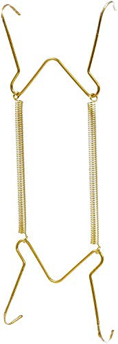 MroMax 5Pc Plate Hangers 12 Inch Brass Plate Wire