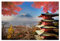 artboxONE Poster 30x20 cm Sehenswürdigkeiten Städte Mount Fuji von der Chureito Pagode - Bild Fuji Architektur Berg